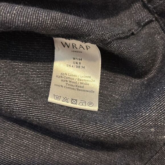 Wrap London Denim Dress size 4 - Picture 3 of 4